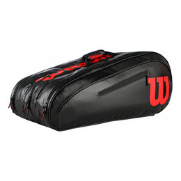 Bolsas De Tenis Wilson Elite 15 Pack SMU Black/ Red